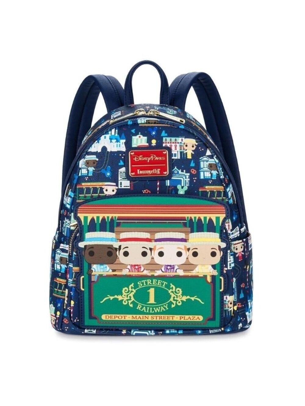 Disney Parks Loungefly Dapper Dans Main Street Mini Backpack